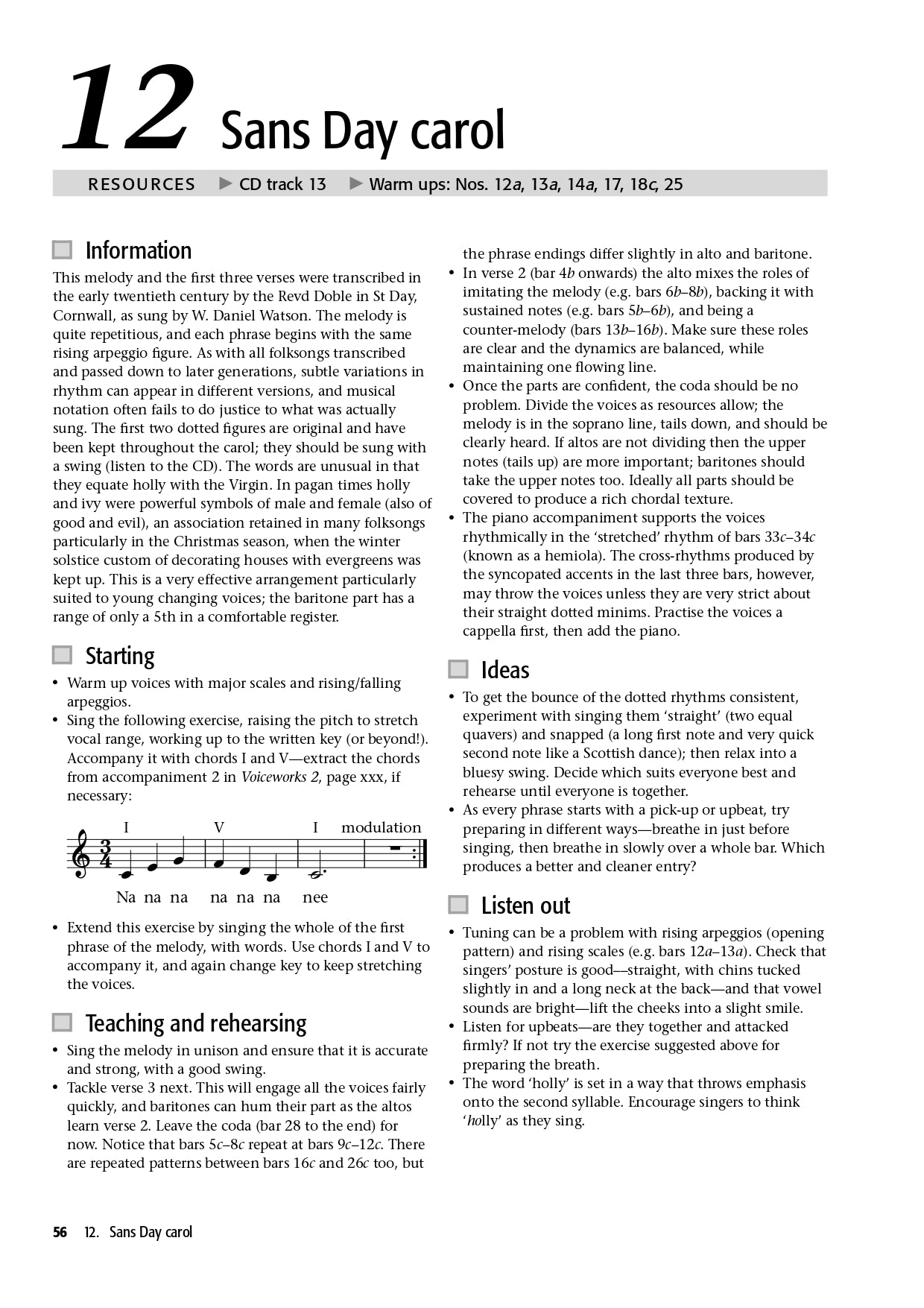 Voiceworks At Christmas Teachers Book/Cd (30 Songs)
