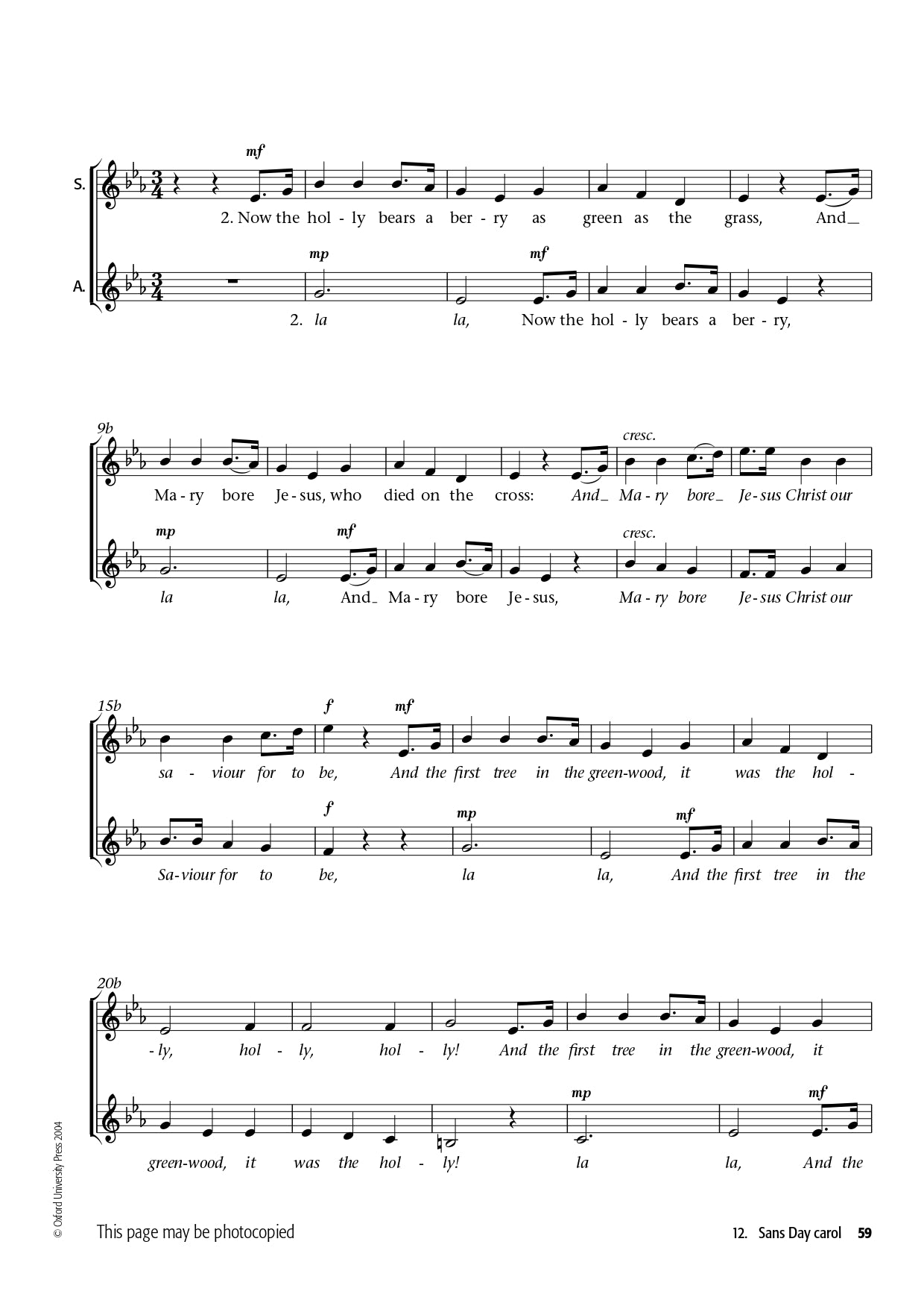 Voiceworks At Christmas Teachers Book/Cd (30 Songs)