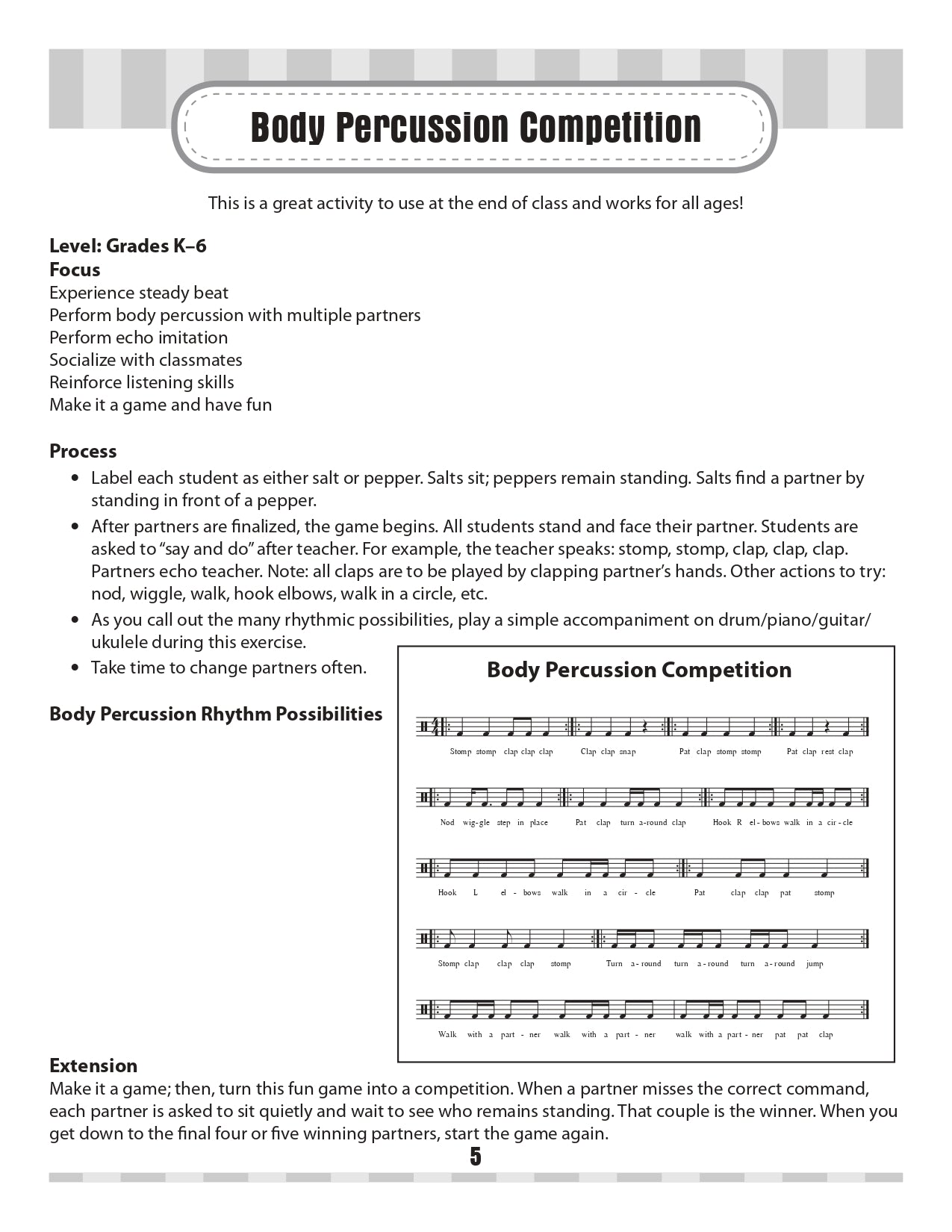 Games Groups and Gems Book/Cd-Rom (Classroom Songs and Activities)