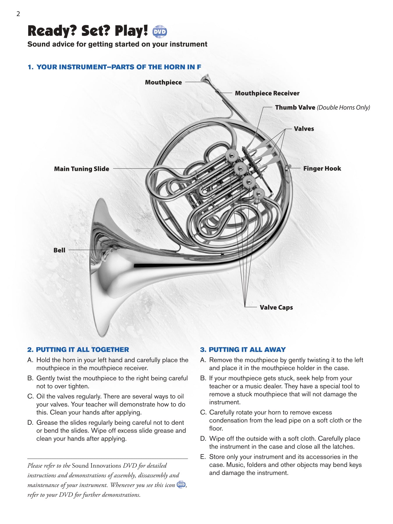 Sound Innovations-  French Horn Book 1 with Online Media (Australian Edition)