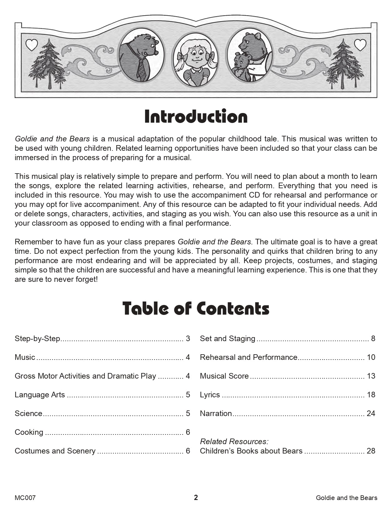 Goldie And The Bears Bk/Cd