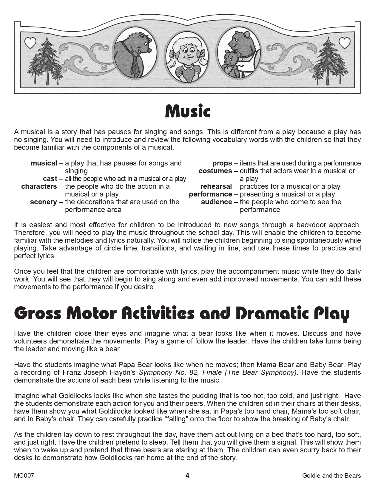 Goldie And The Bears Bk/Cd