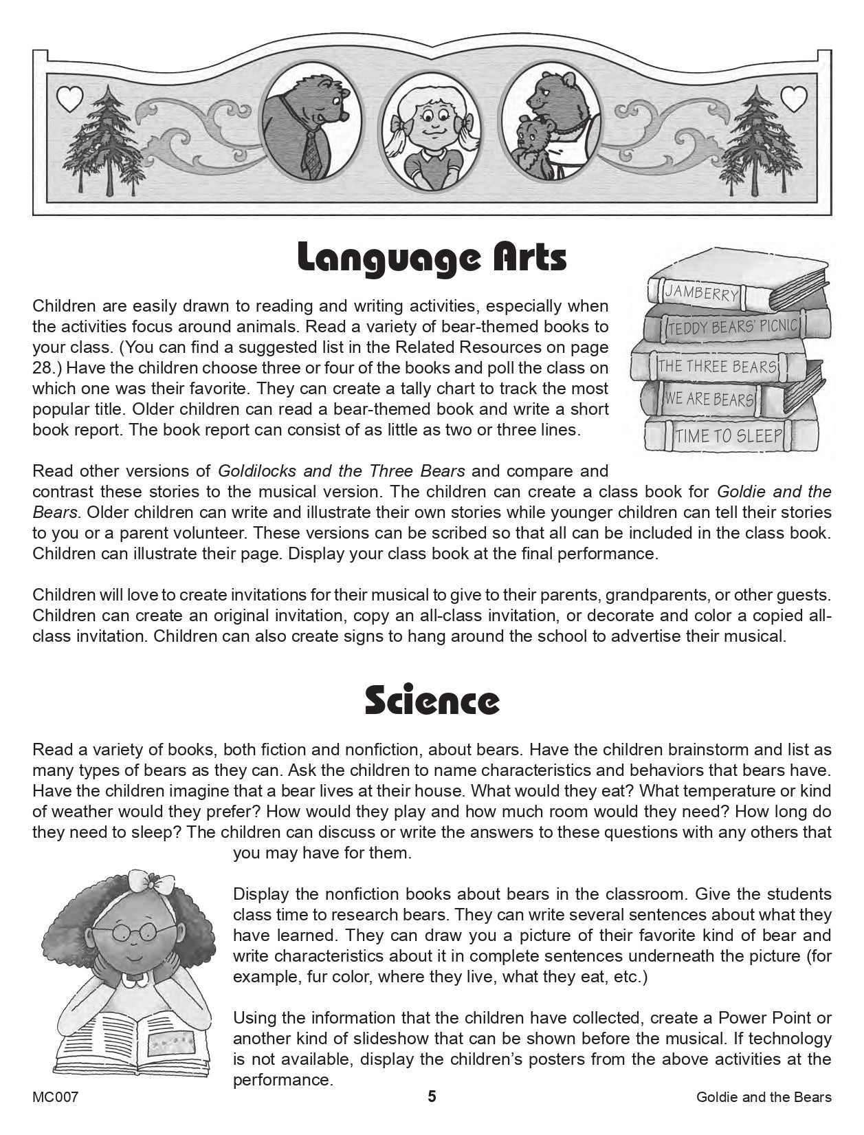 Goldie And The Bears Bk/Cd