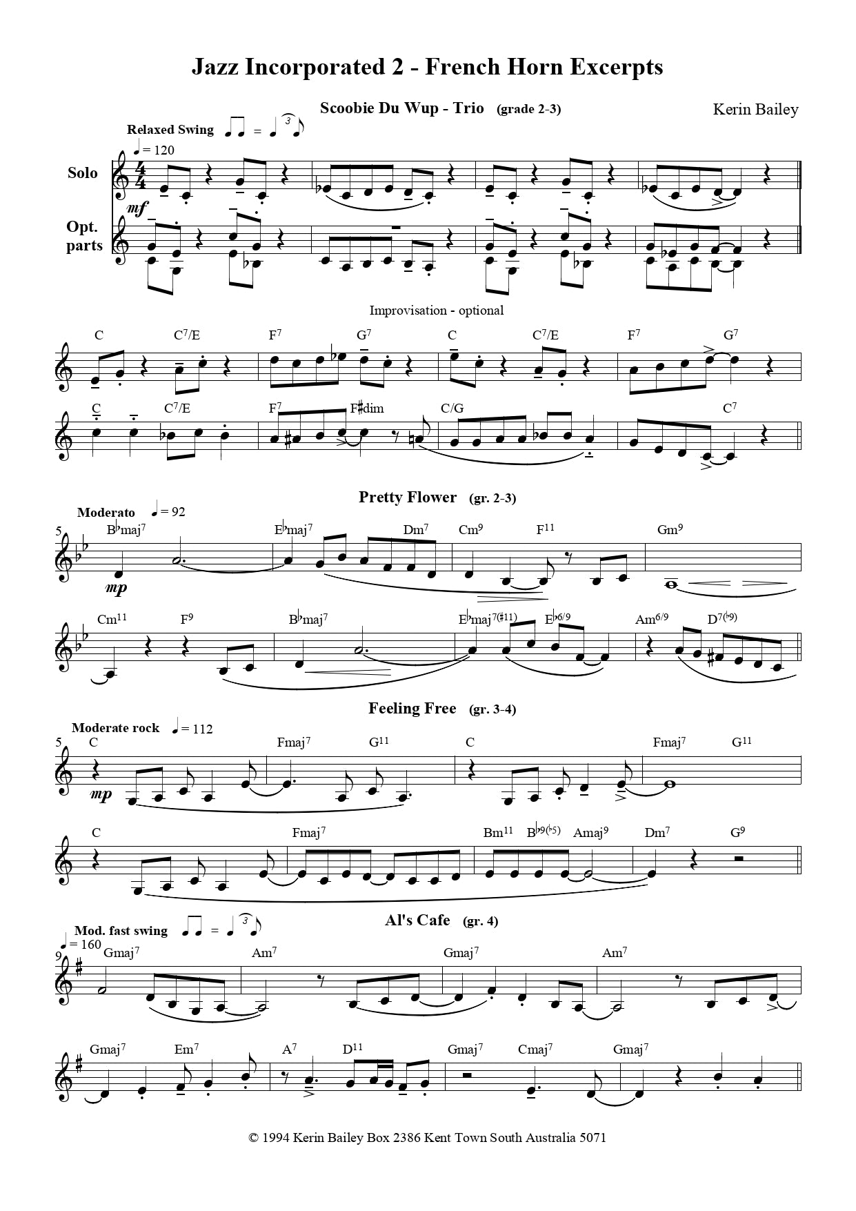 Jazz Incorporated - French Horn Book 2