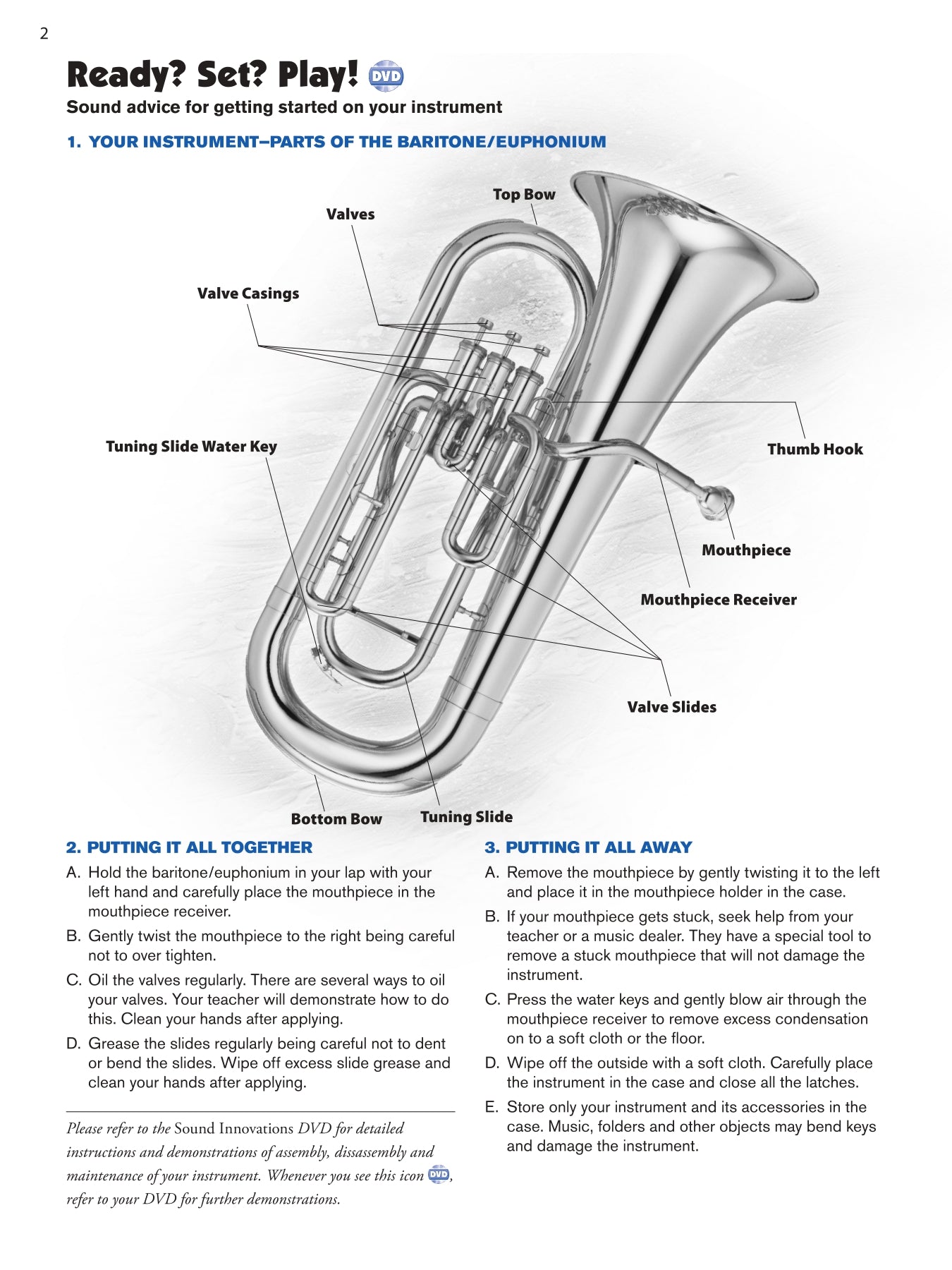 Sound Innovations - Baritone/Euphonium Bass Clef Book 1 with Online Media (Australian Edition)
