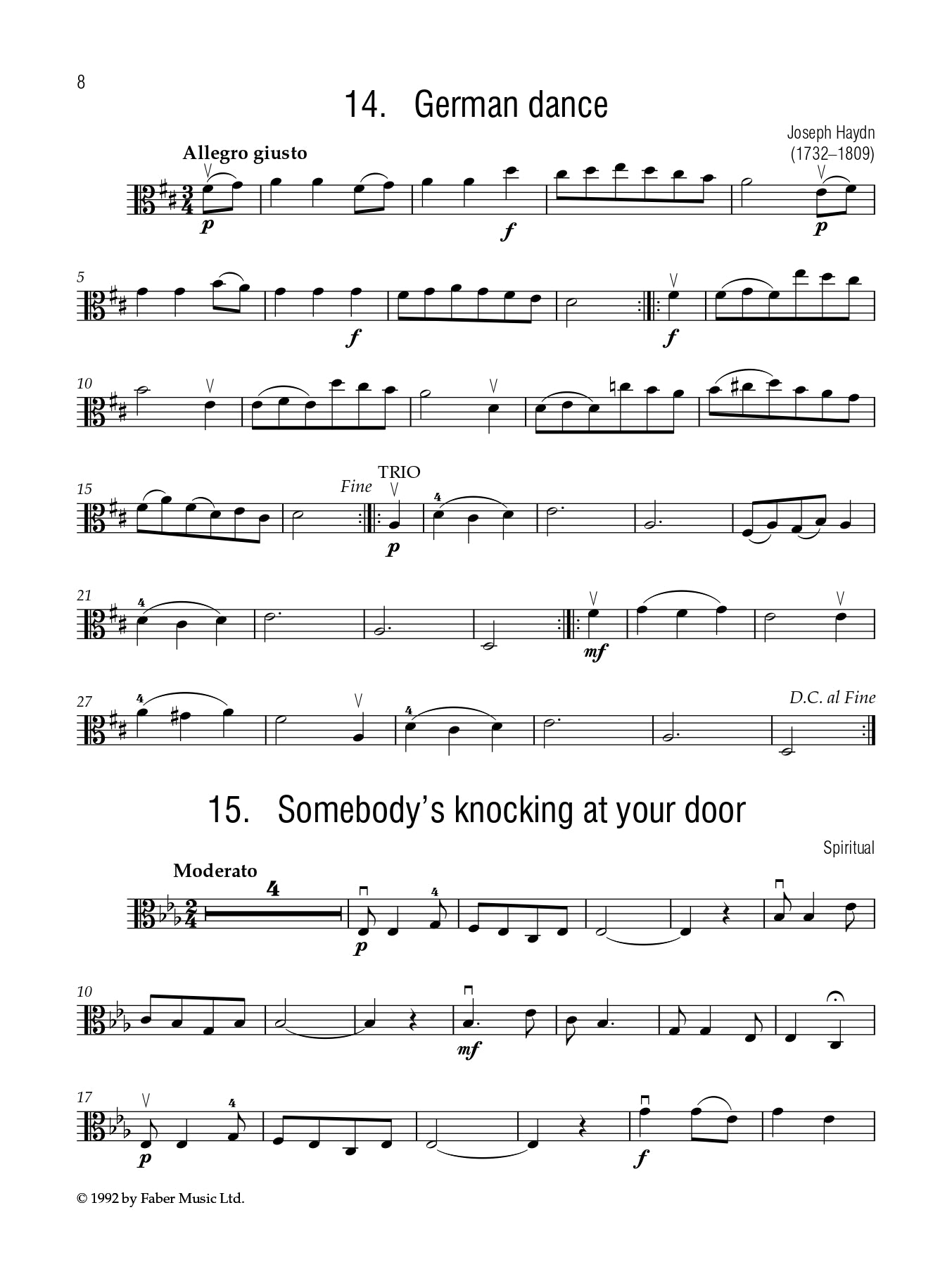 First Repertoire For Viola - Book 2