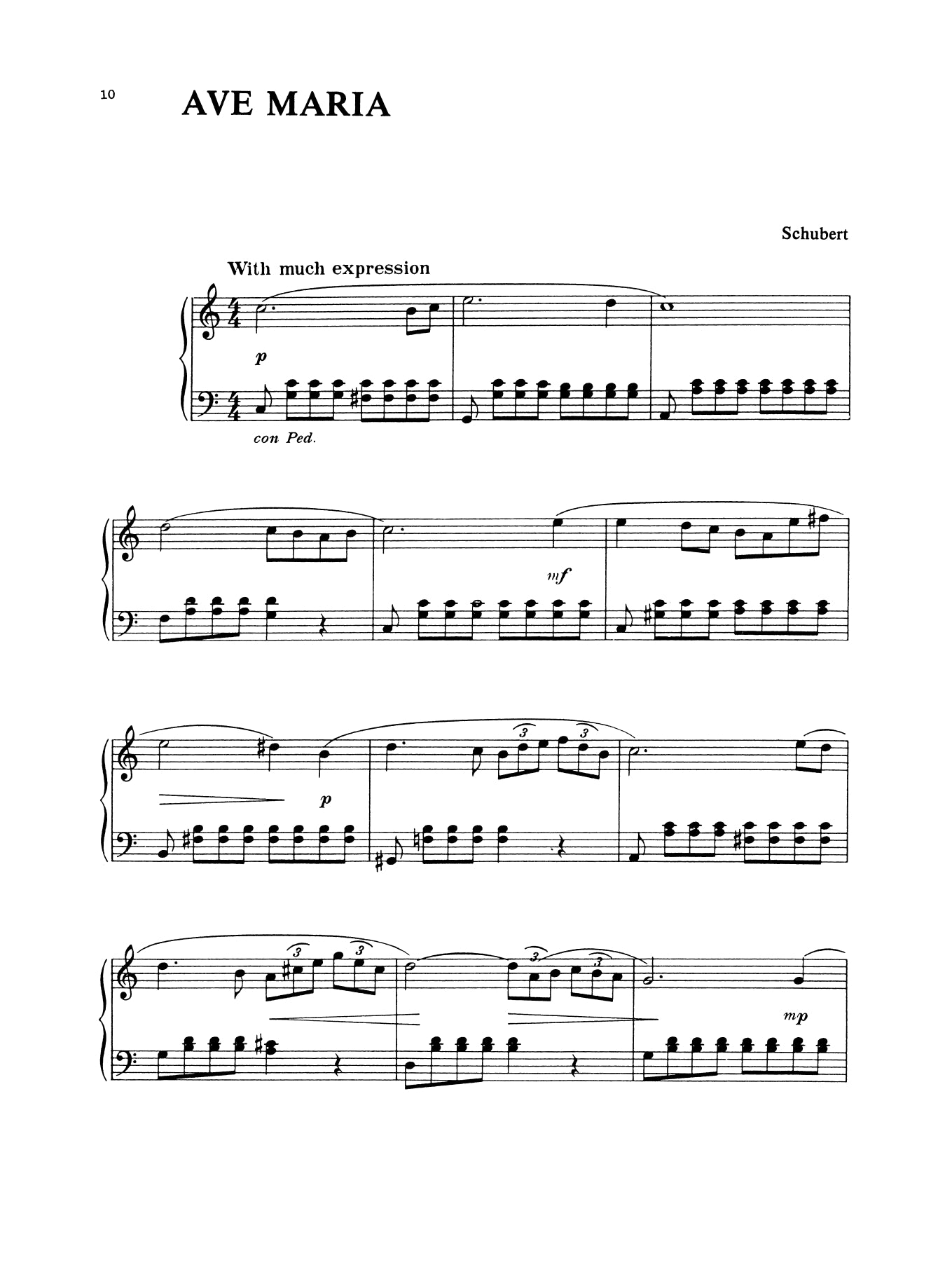 100 Easy Classics for Piano Book (40 Composers)