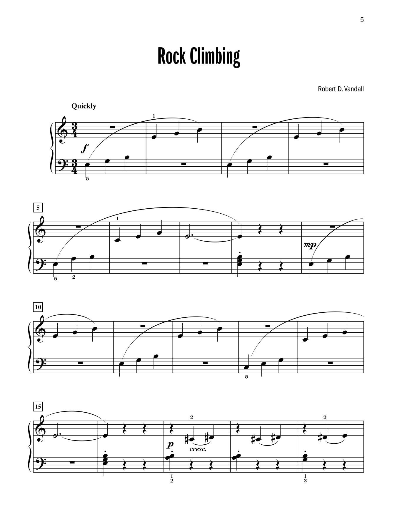Vandall - Celebrated Virtuosic Piano Solos - Book 1