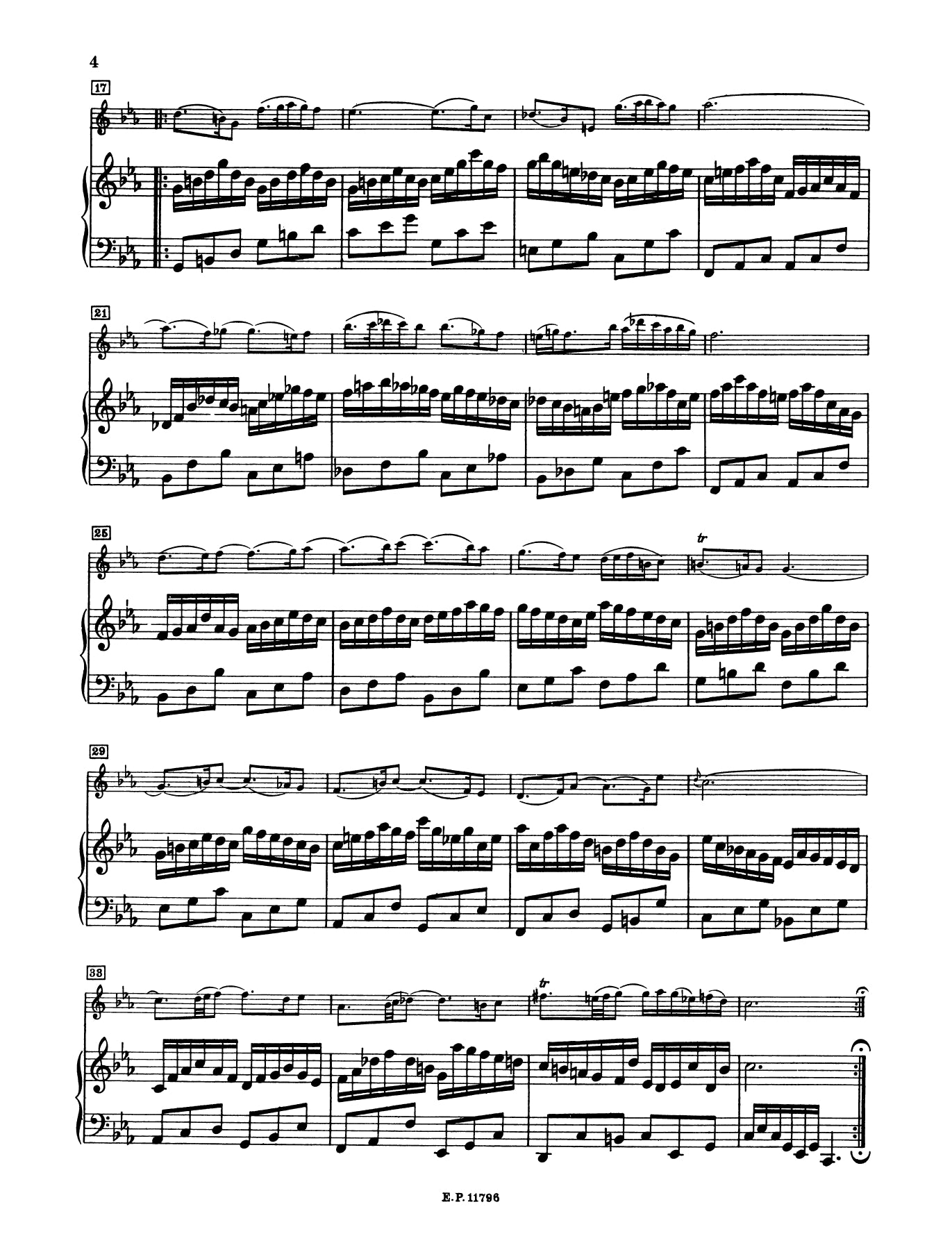 JS Bach - 6 Sonatas Volume 2 BWC 1017-1019 Violin with Piano Book