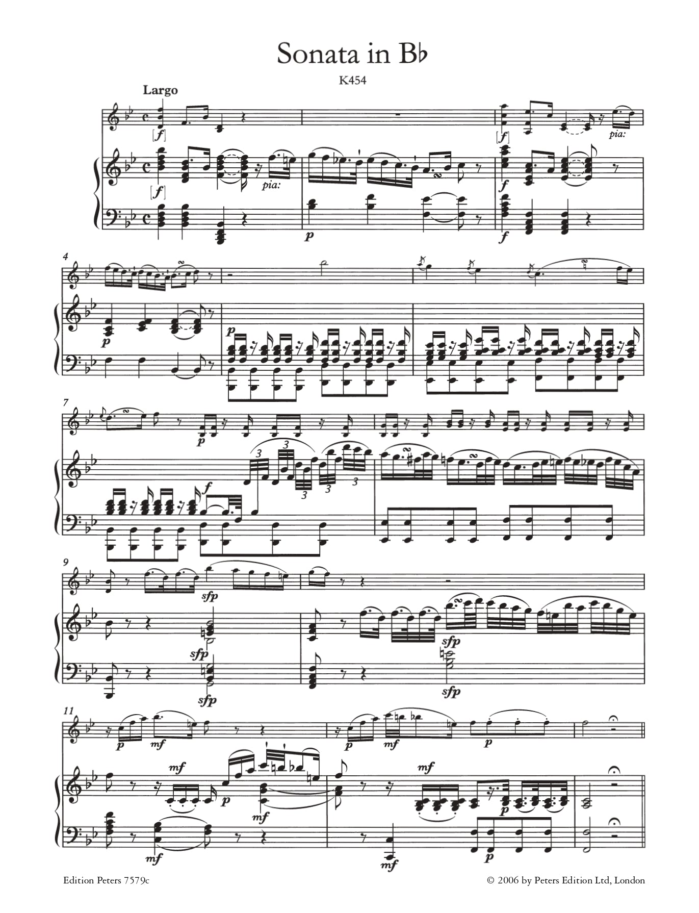 Mozart - Sonatas Volume 3 Violin with Piano Book (Urtext Edition)