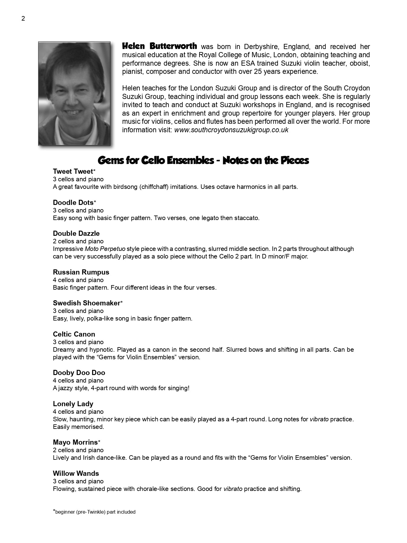 Gems For Cello Ensembles - Book 1 with CD