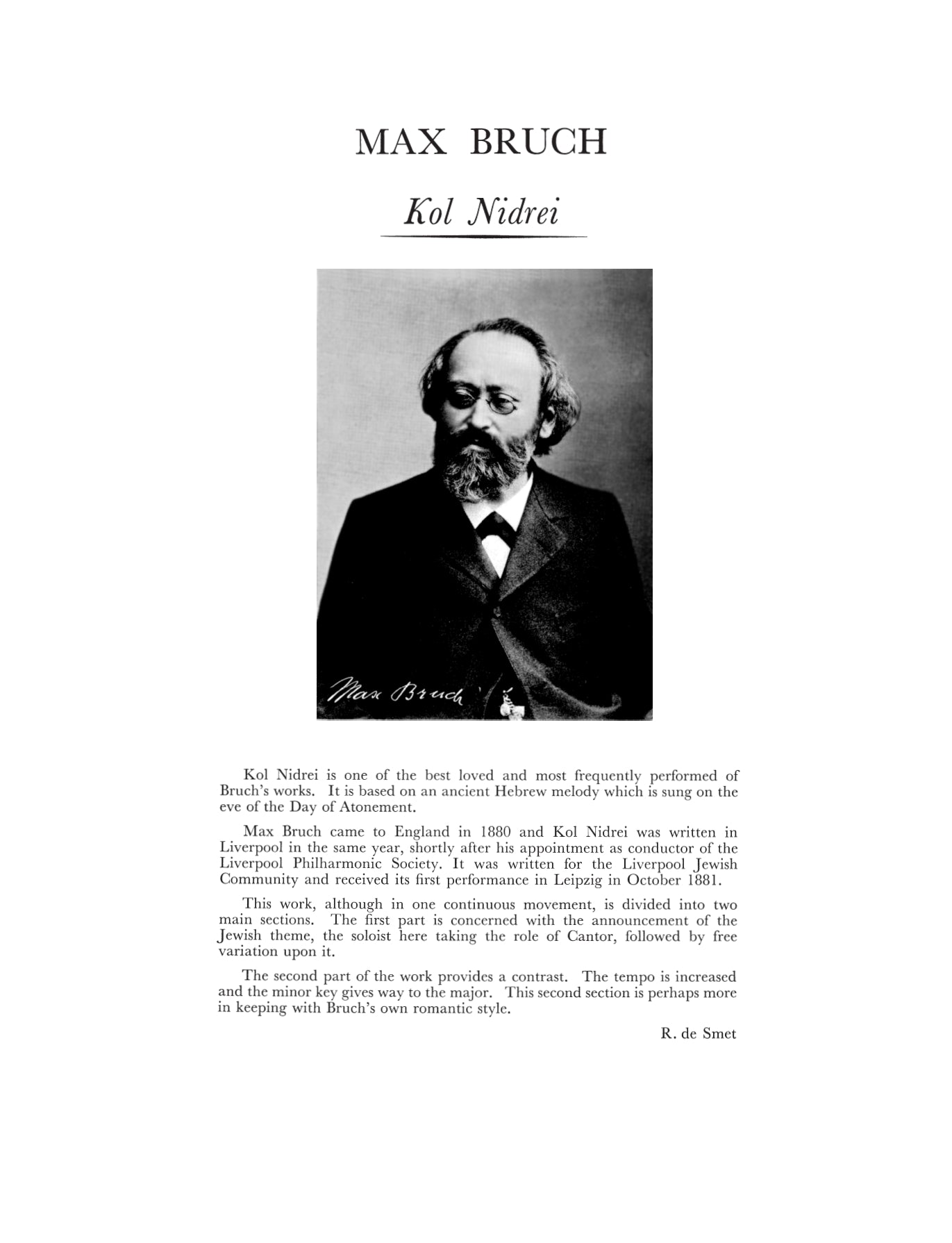 Bruch - Kol Nidrei Op 47 Viola with Piano Accompaniment Book