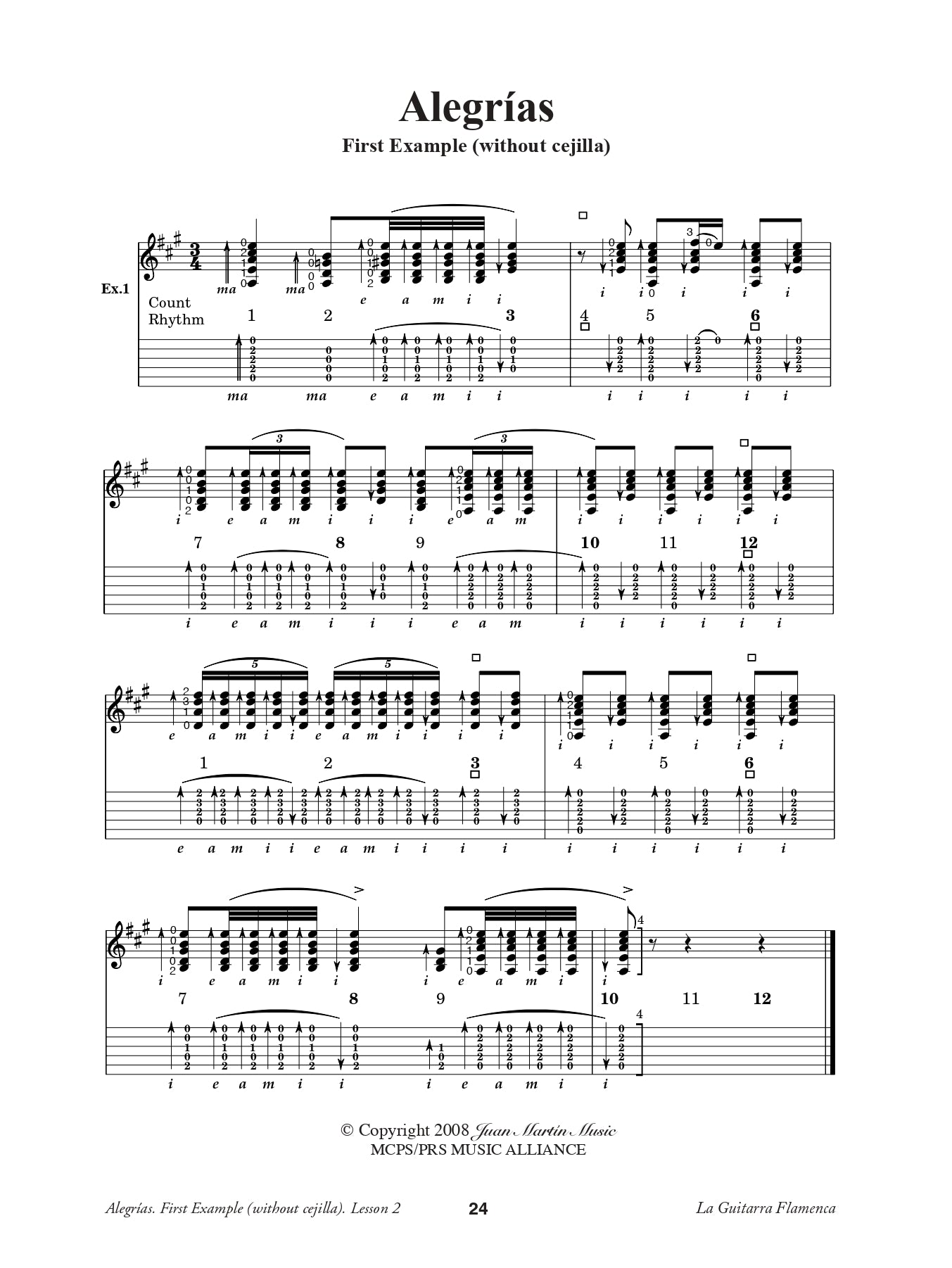 Juan Martin - La Guitarra Flamenca Book/2 Dvds (3 hour of Video Lessons)
