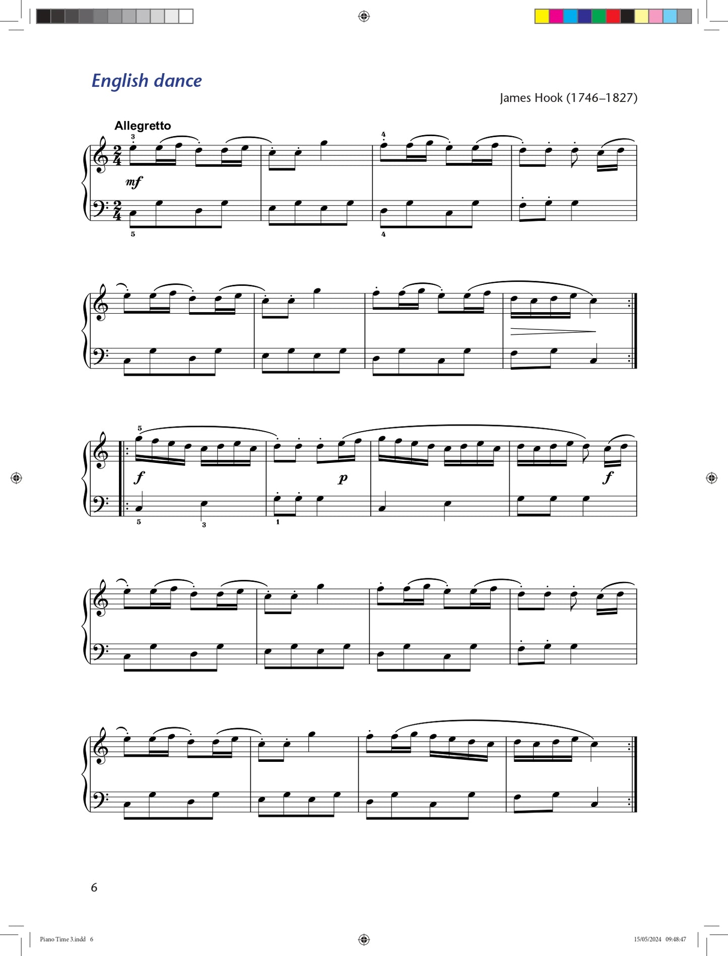 Piano Time 3 Book (New 2025+ 3rd Edition)