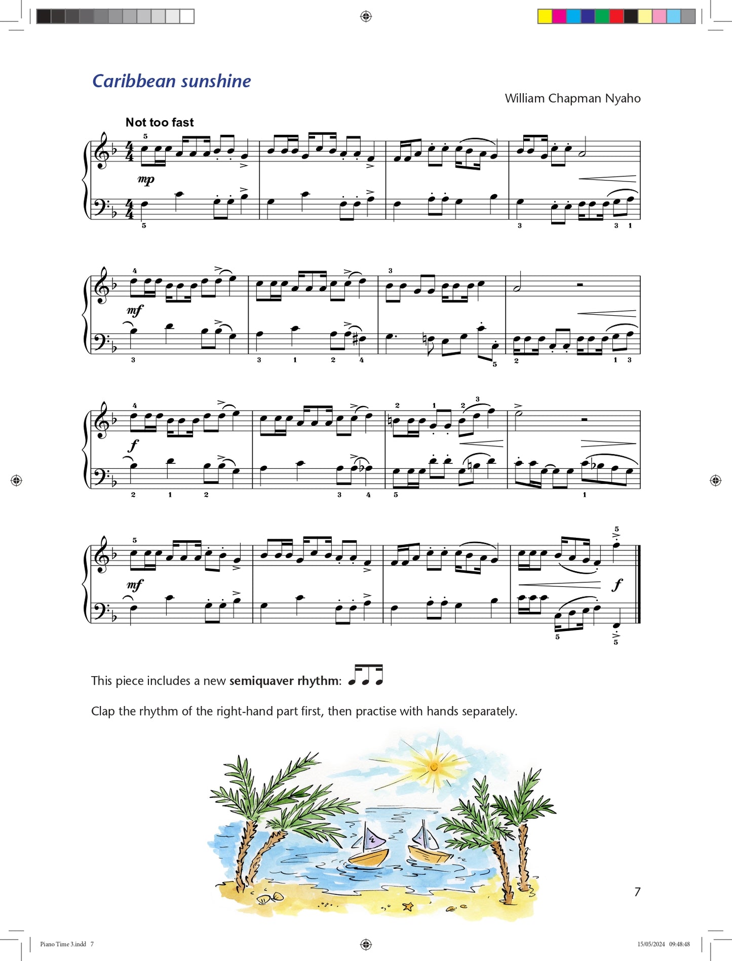 Piano Time 3 Book (New 2025+ 3rd Edition)