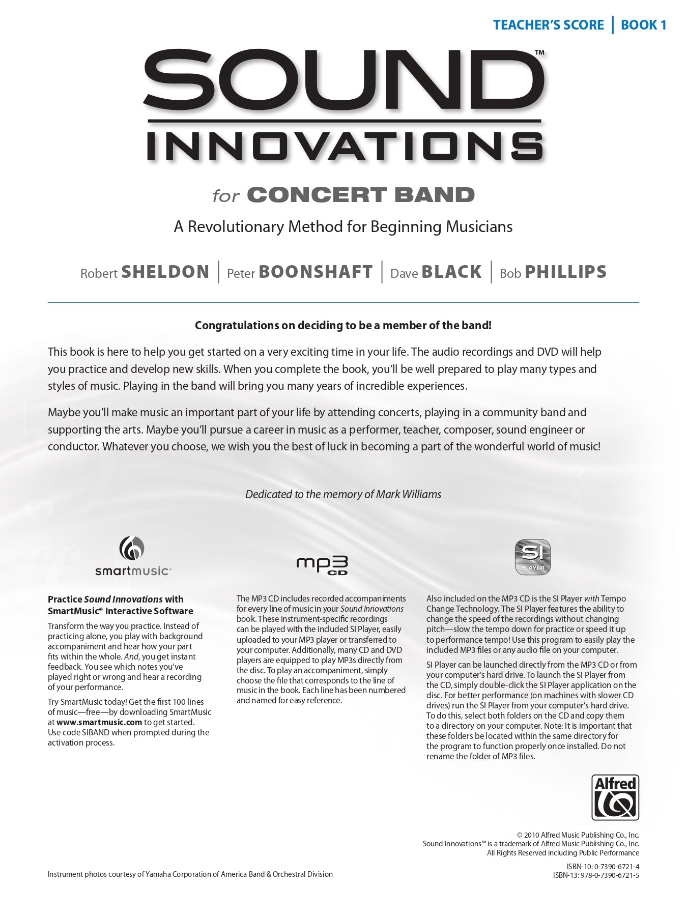 Sound Innovations-  Conductor Concert Band Book 1 with Online Media (Australian Edition)