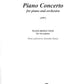 Carl Vine - Piano Concerto No 1 - Two Piano Rehearsal Score Book