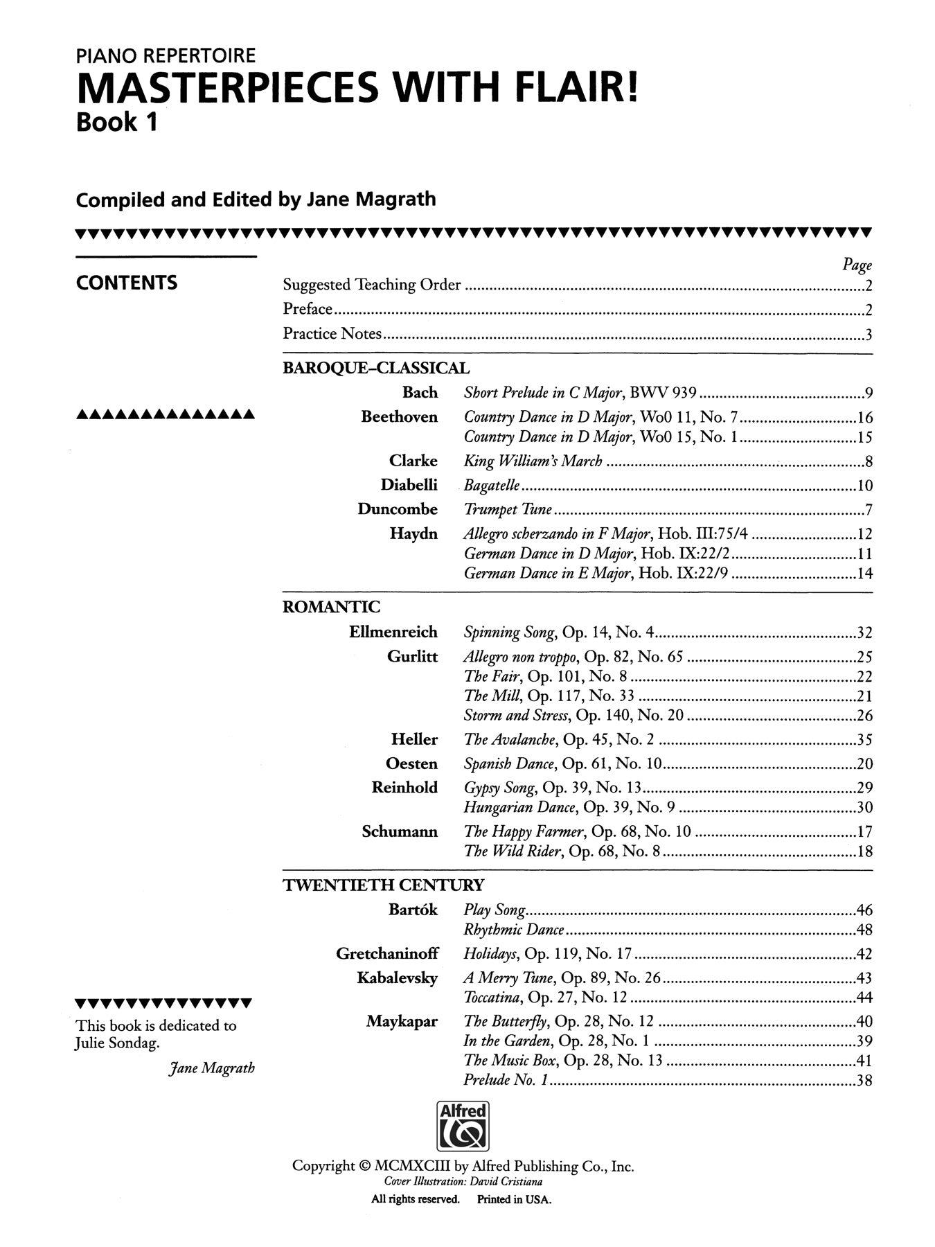 Masterpieces With Flair - Piano Book 1 (Early Intermediate to Intermediate)