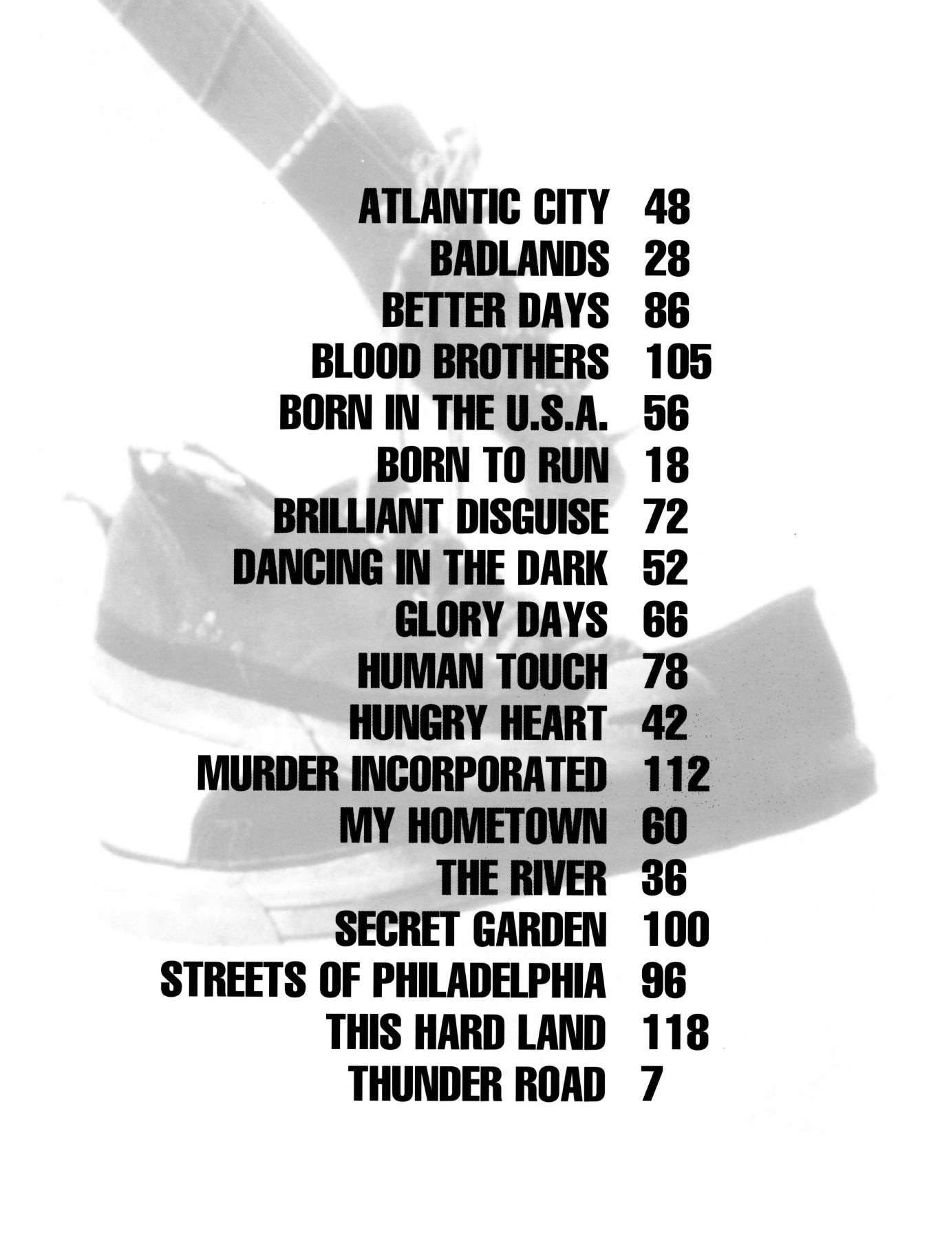 Bruce Springsteen - Greatest Hits Piano/Vocal/Guitar Songbook
