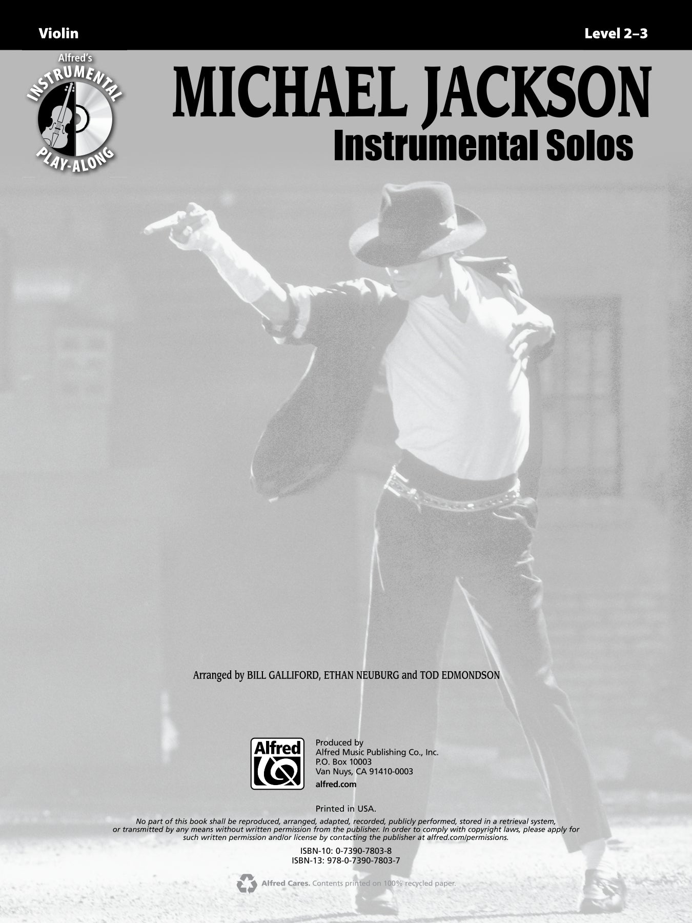 Michael Jackson Instrument Solos Violin Play Along Book/Cd