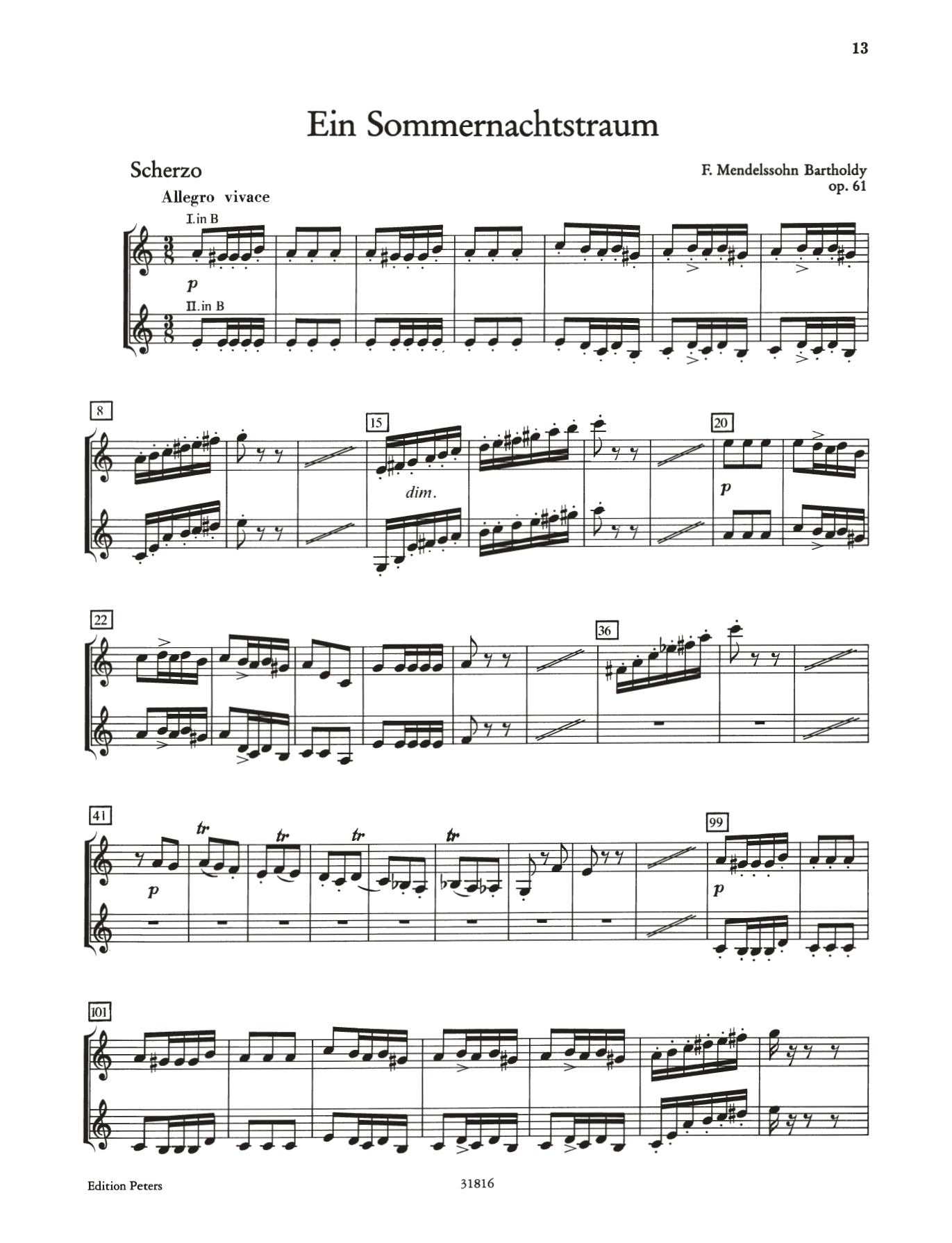 Test Pieces For Orchestral Auditions - Clarinet Book