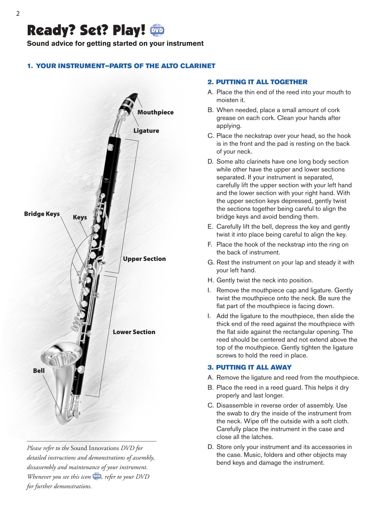 Sound Innovations- Eb Alto Clarinet Book 1 with Online Media (Australian Edition)