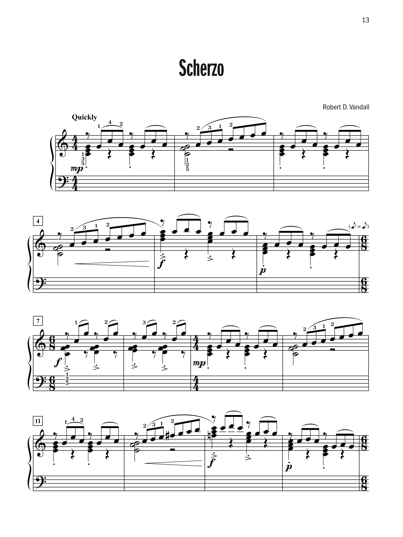 Vandall - Celebrated Virtuosic Piano Solos - Book 2