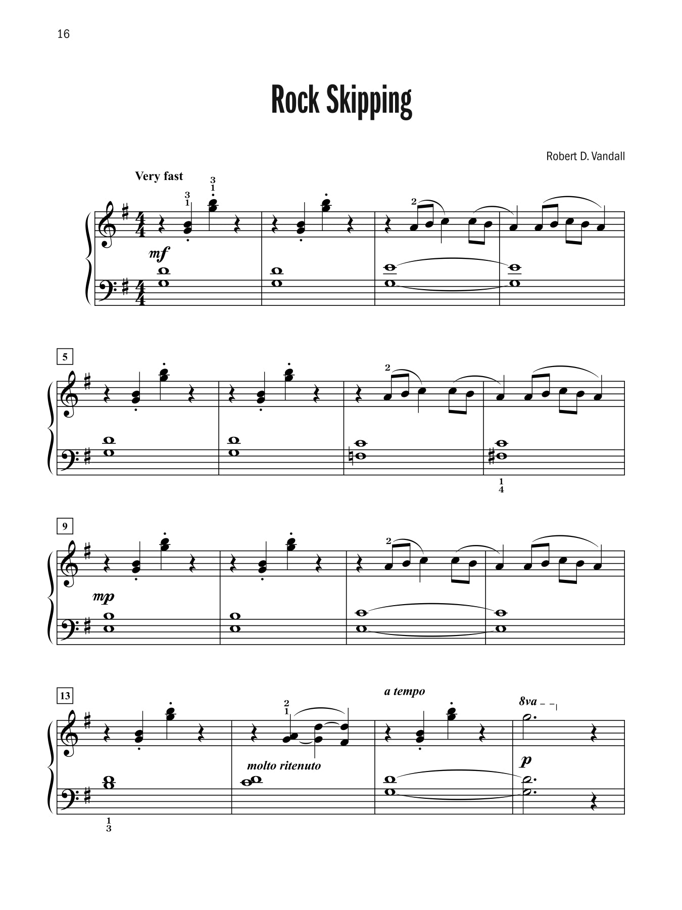 Vandall - Celebrated Virtuosic Piano Solos - Book 2