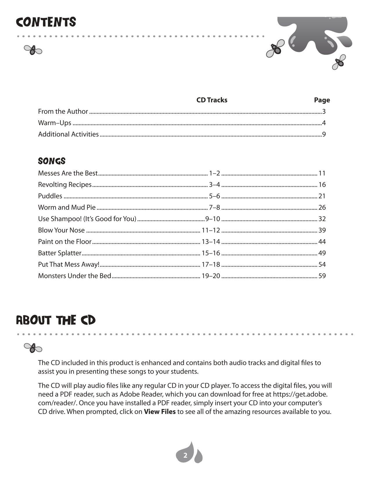 Messes Are The Best - Book/Cd (Classroom Singing Book)