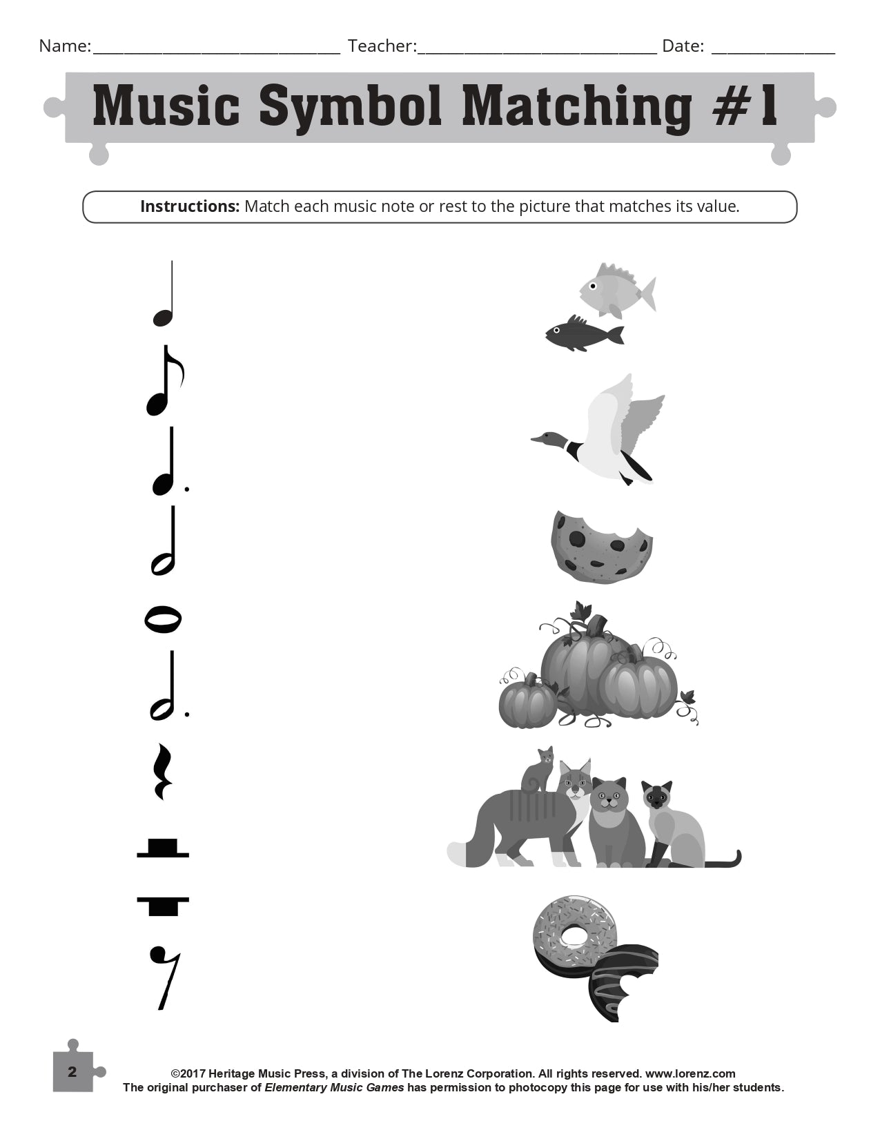 Elementary Music Games - Classroom Book with 20 Reproducible Games