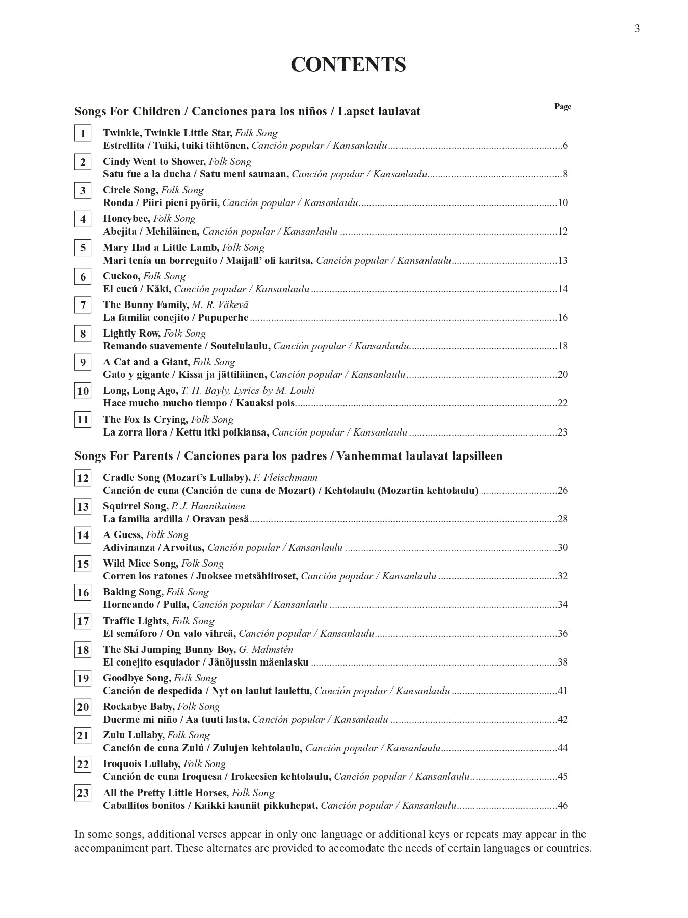 Suzuki Voice School Vol 1 Piano Accompaniment