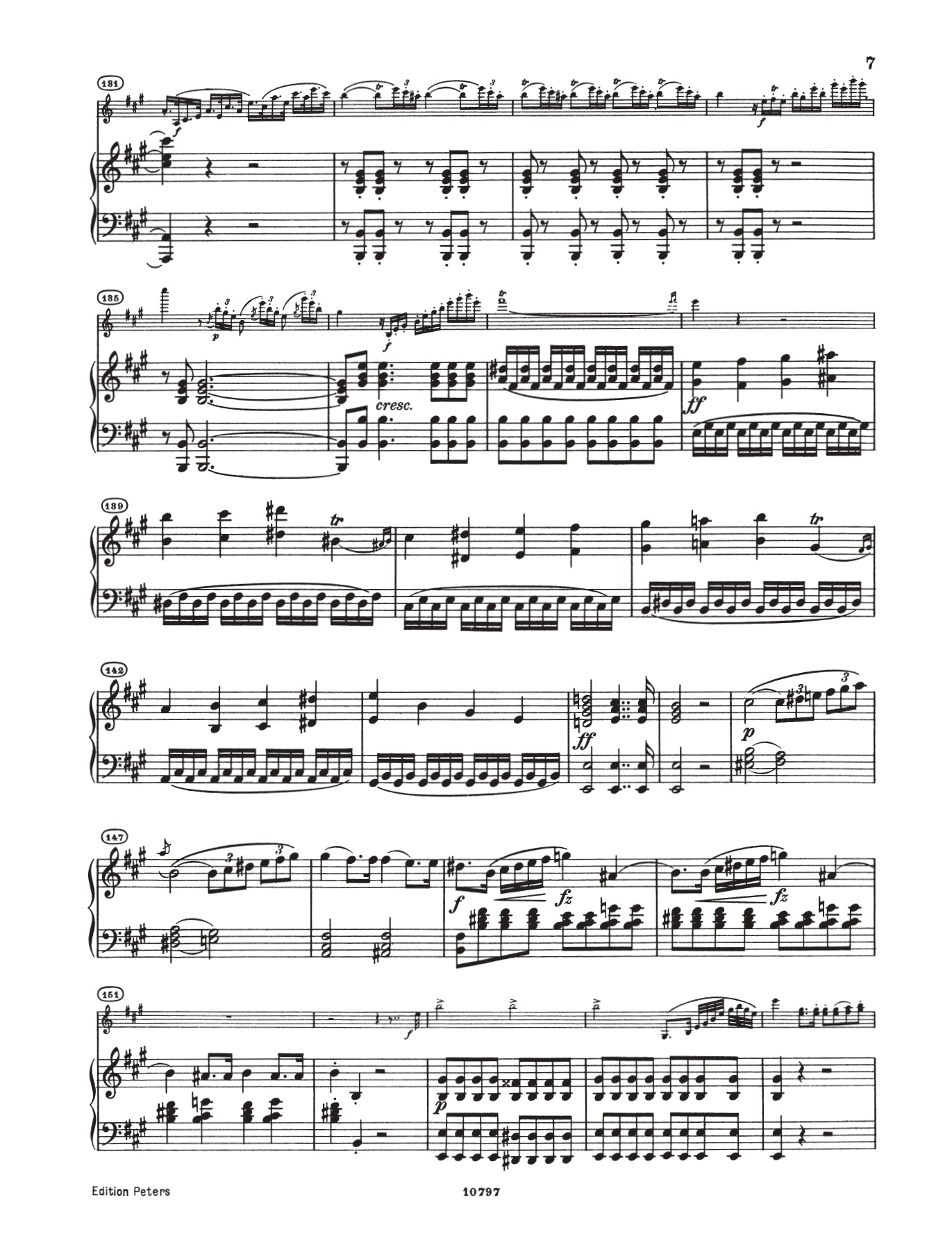 Rode - Concerto No 7 A Minor Op 9 Violin with Piano Accompaniment Book