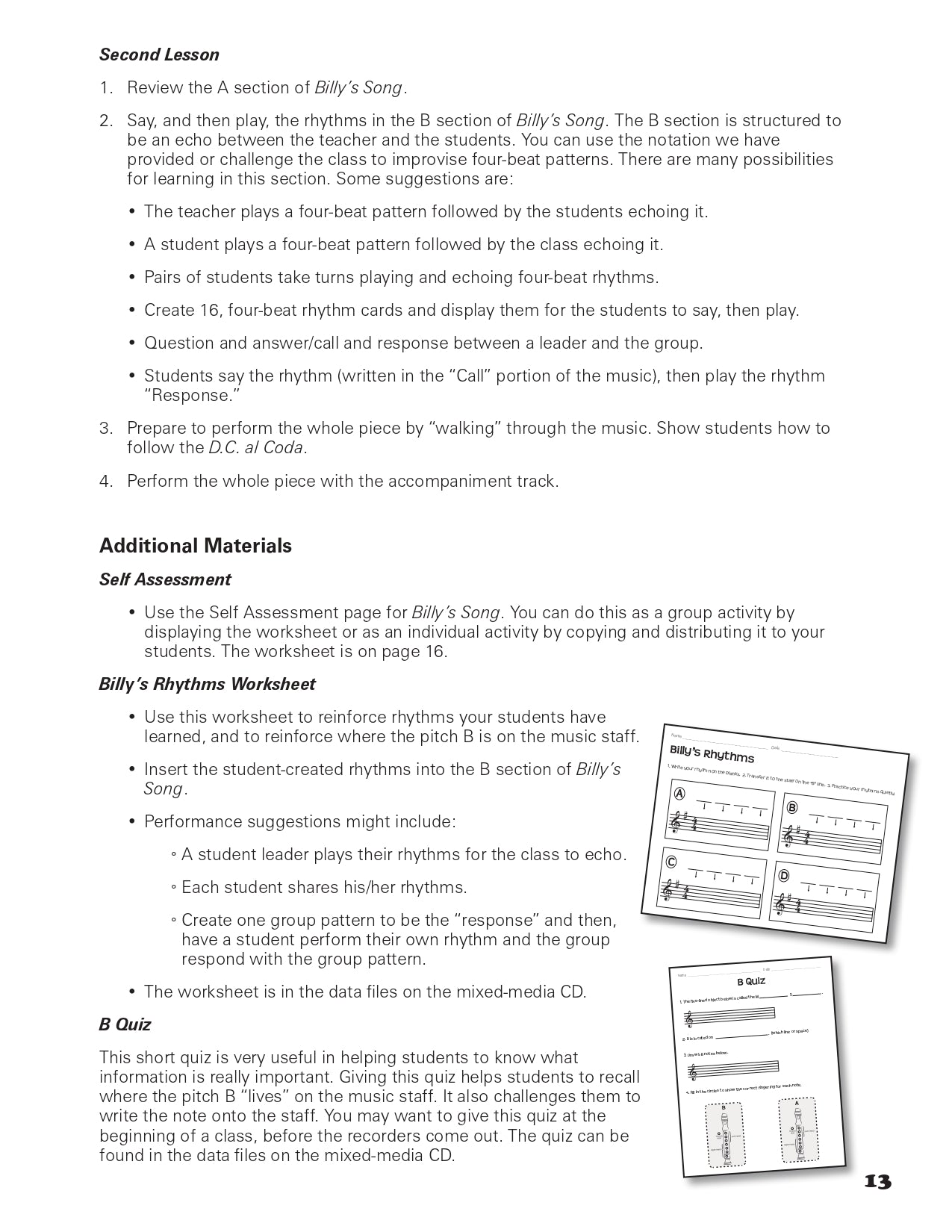Ready, Set, Play Book/Cd (A Method Book for Beginning Recorder Students)