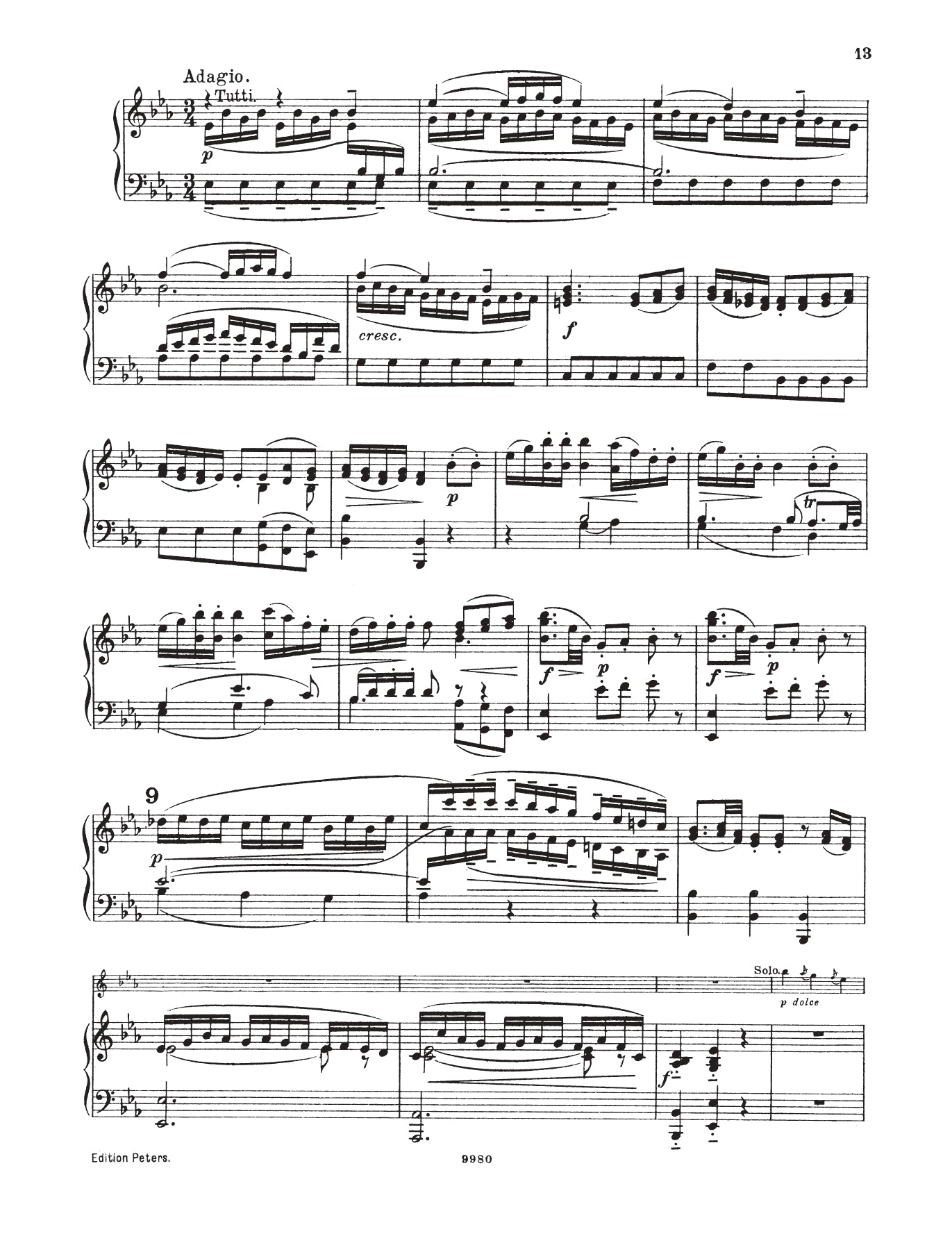 Mozart - Concerto No 1 B Flat Major K 207 Violin with Piano Accompaniment