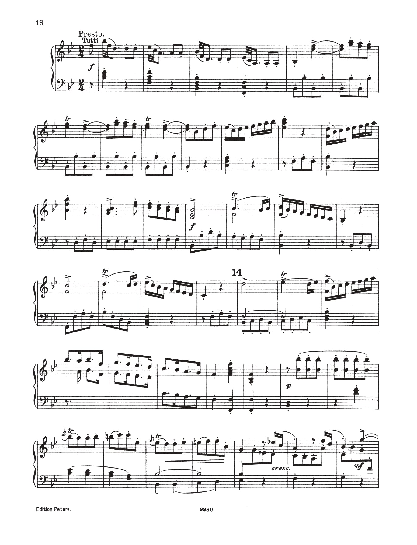 Mozart - Concerto No 1 B Flat Major K 207 Violin with Piano Accompaniment