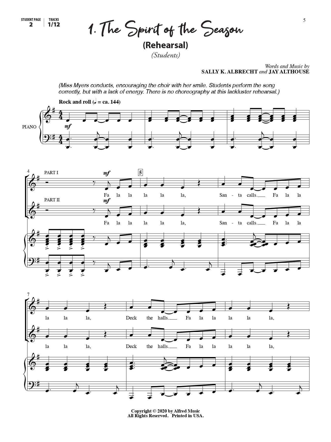 Secret Santa The Musical - Teachers Handbook with Reproducible Pages