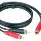 Klotz AT-CC Pro Stereo Twin Cable With Straight RCA Plugs - 6m