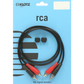 Klotz AT-CC Pro Stereo Twin Cable With Straight RCA Plugs - 6m