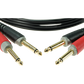Klotz AT-JJ Unbalanced Stereo Twin Cable With Jack - 2m