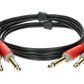 Klotz AT-JJ Unbalanced Stereo Twin Cable With Jack - 2m