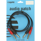 Klotz AT-JJ Unbalanced Stereo Twin Cable With Jack - 2m