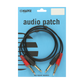 Klotz AY1 Y Cable - Lightweight - Insert TRS 6.3mm - 2 X TS 6.3mm - 1m