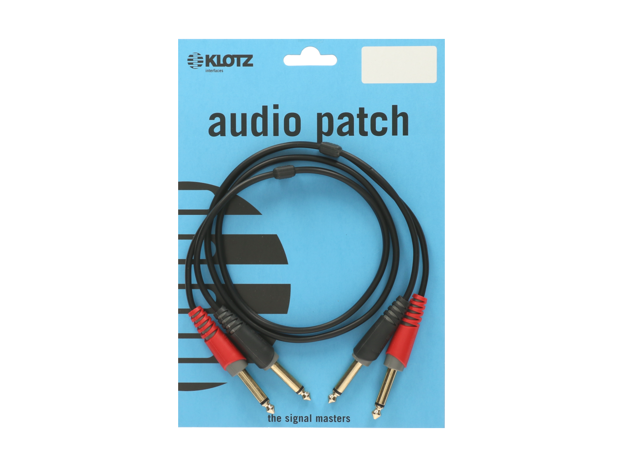 Klotz AY1 Y Cable - Lightweight - Insert TRS 6.3mm - 2 X TS 6.3mm - 1m