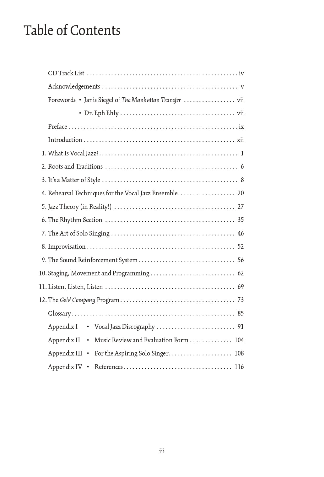 Complete Guide To Teaching - Vocal Jazz Book