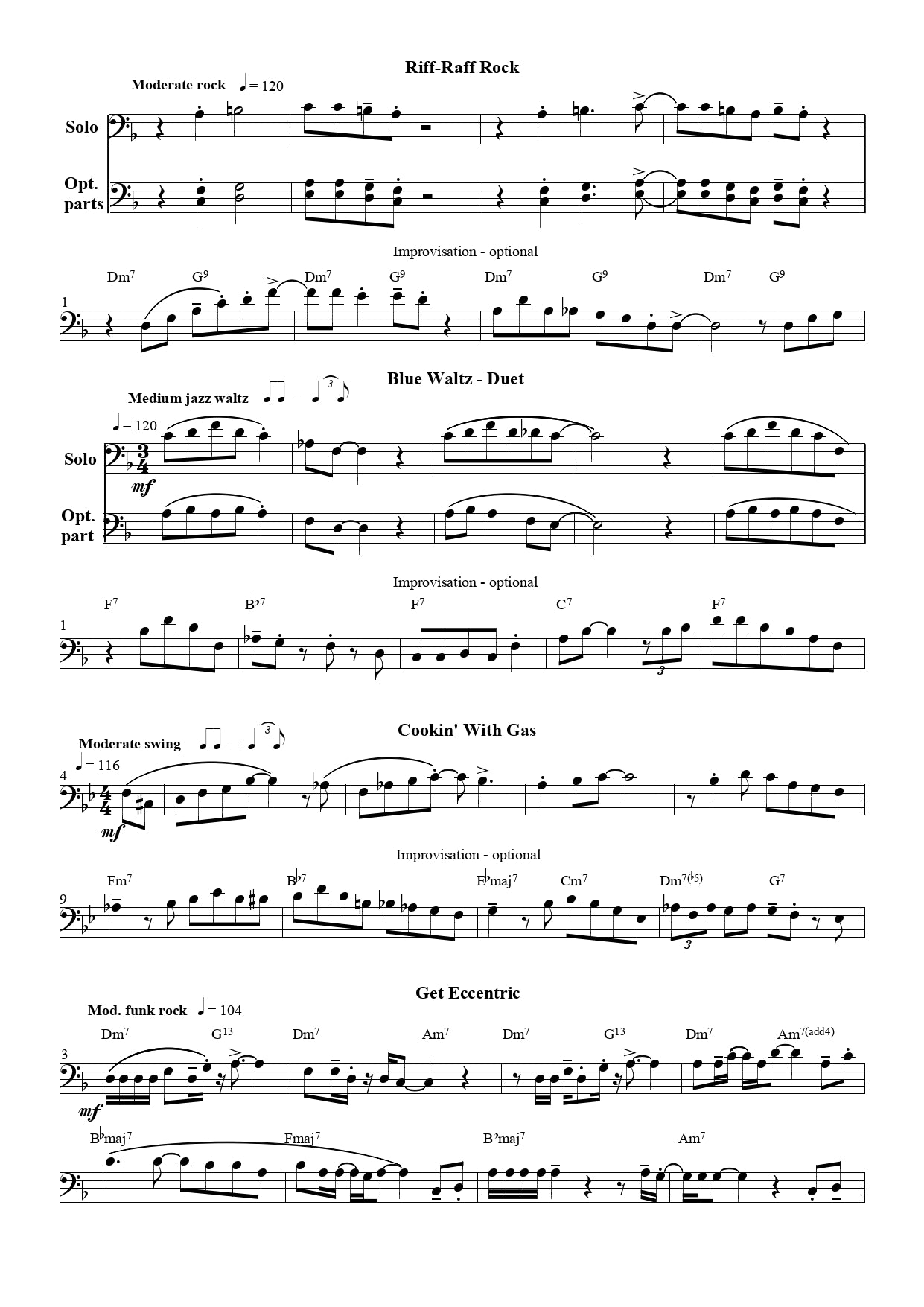 Jazz Incorporated Trombone with Piano Accompaniment Book 2 (Book/Cd)