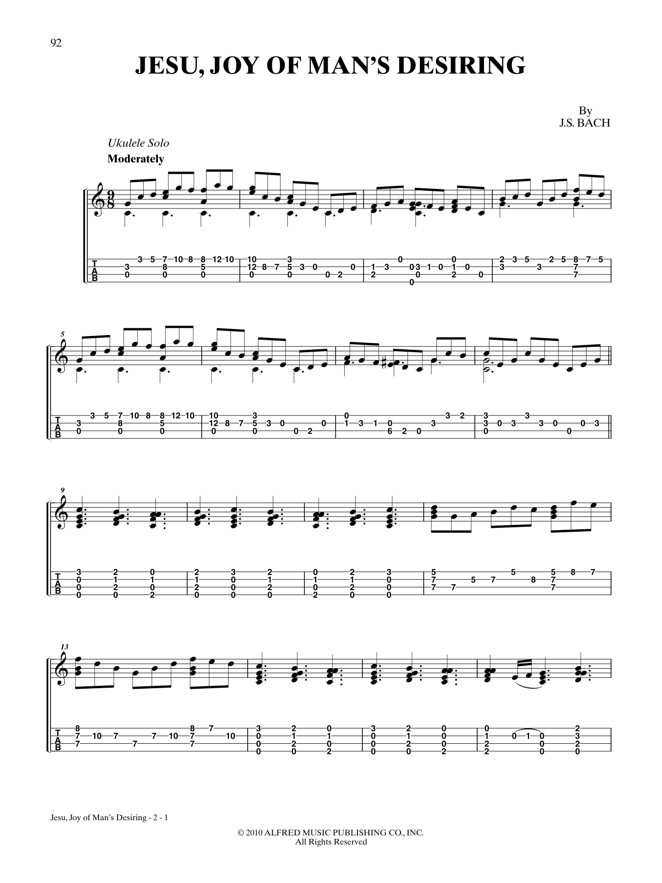 The Big Easy Ukulele Tab Songbook - Pop, Classic Rock, Jazz and More (62 Songs)
