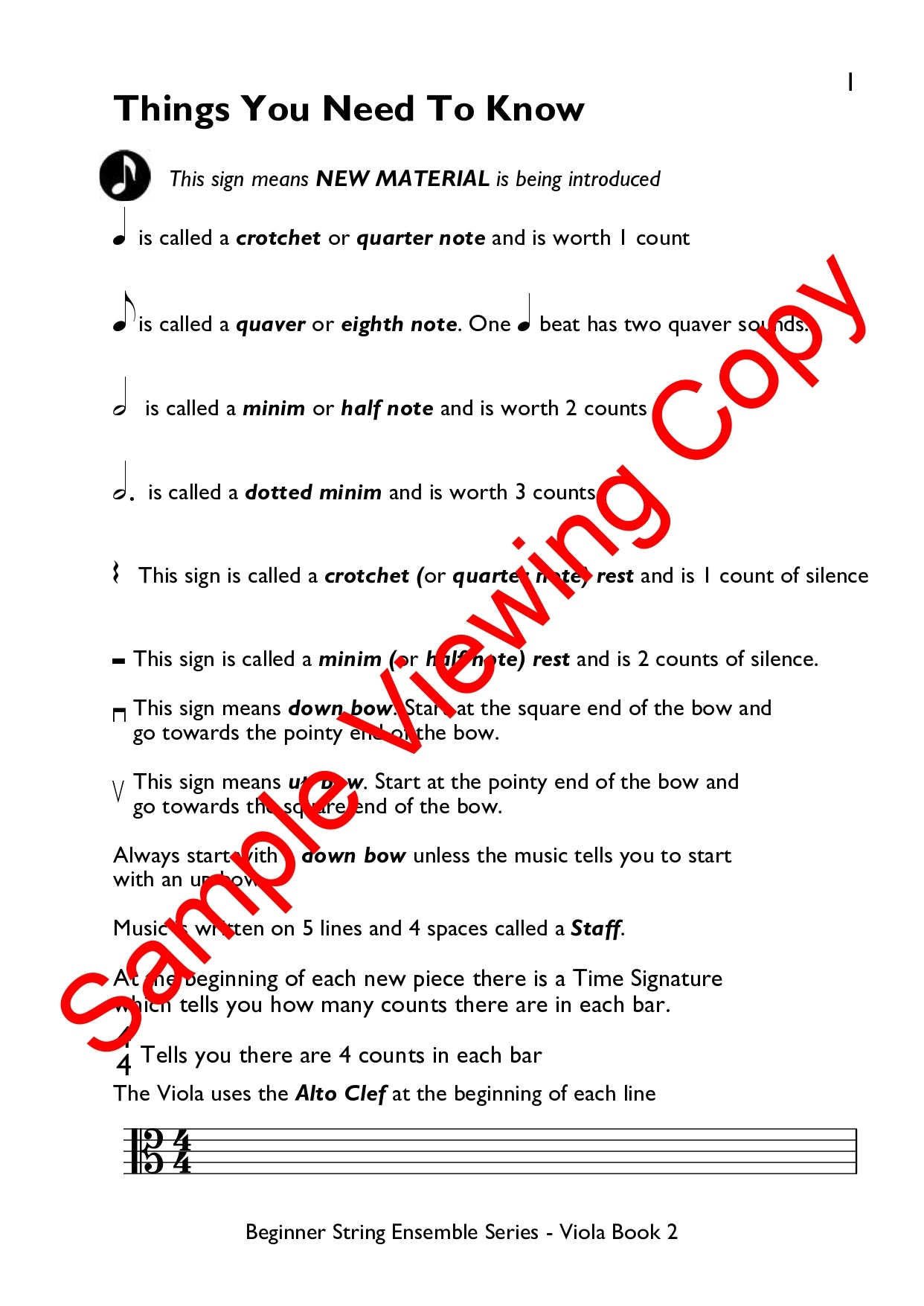 Beginner String Ensembles Series - Viola Book 2