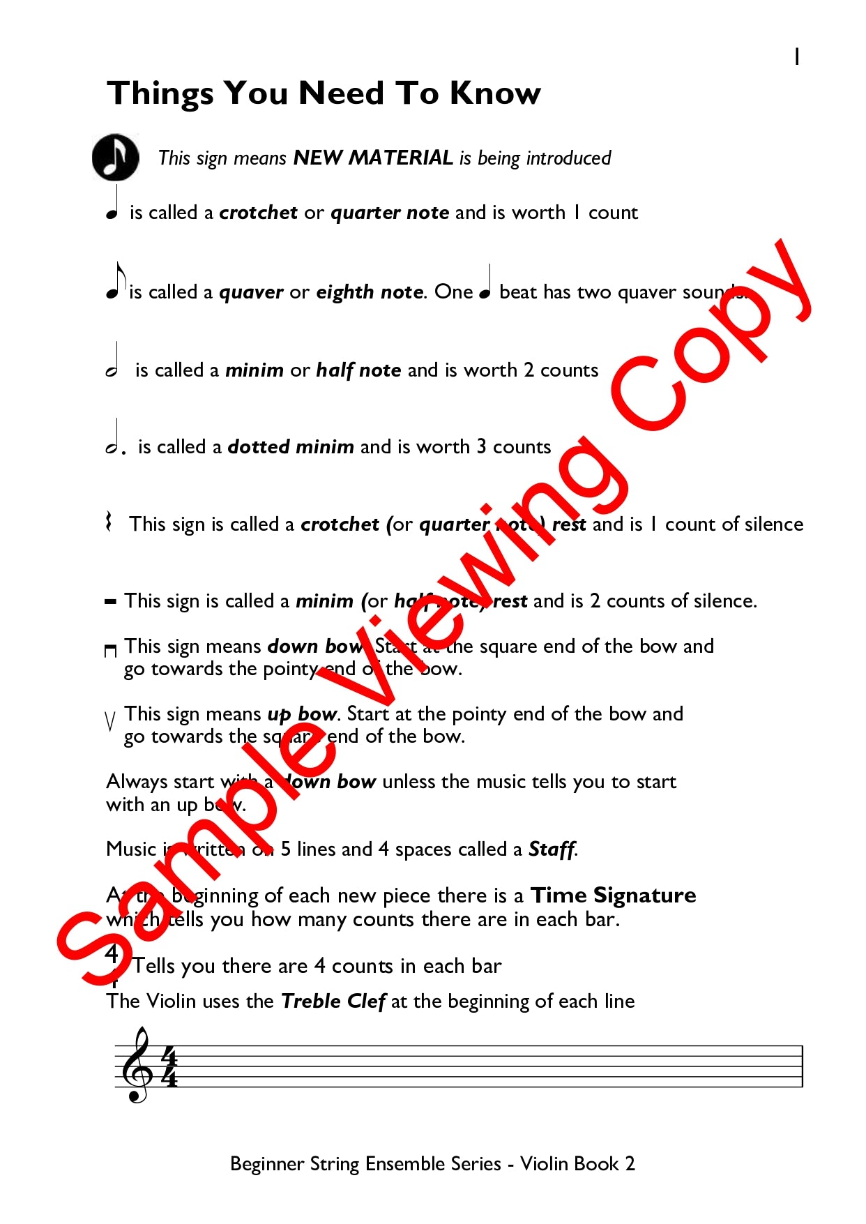 Beginner String Ensembles Series - Violin Book 2