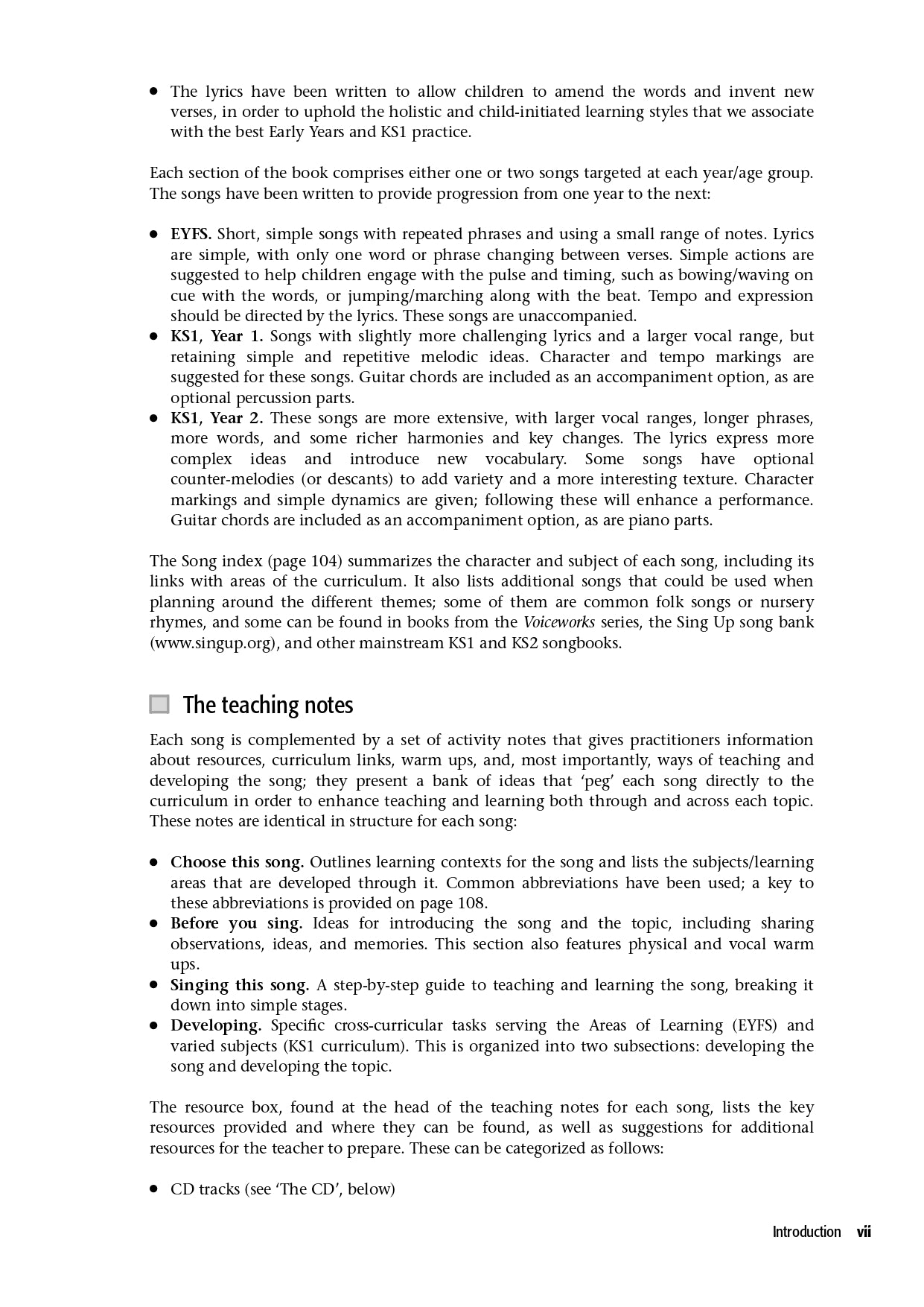 Voicelinks -24 Songs & Activities Across The Curriculum Book
