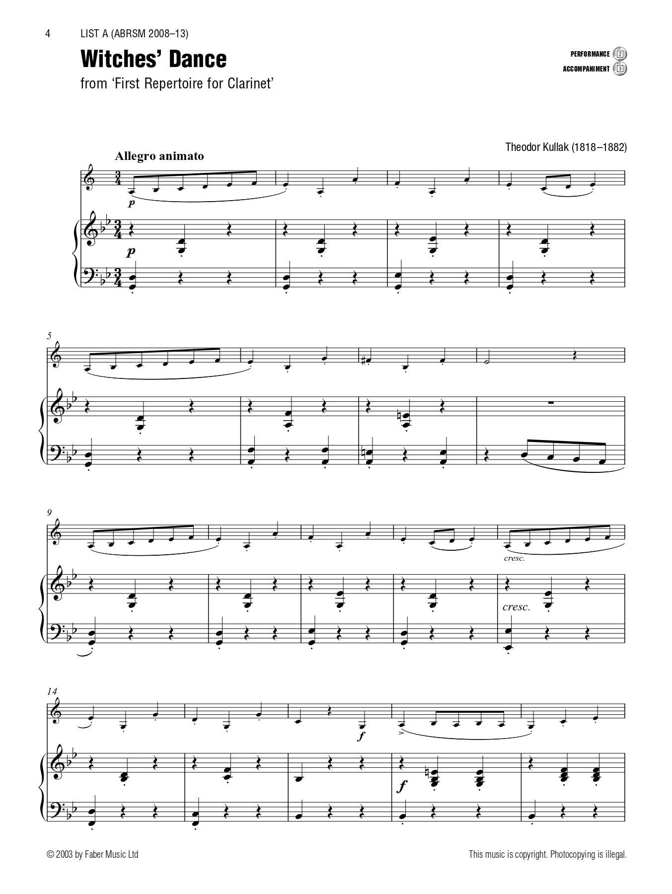 The Best Of Grade 3 Clarinet Book/Cd